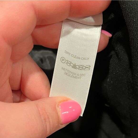 Emma James Liz Claiborne Button-Front Blazer Jacket Classic Fit Black Size 12 - Picture 6 of 7